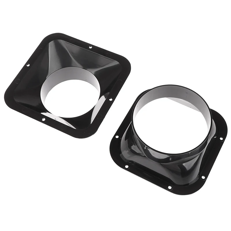 100-150mm Long Flange Duct Fan Hose Connector Air Ventilation Adapter for Kitchen Hood Ventilator Pipe Connecting Exhaust Outlet