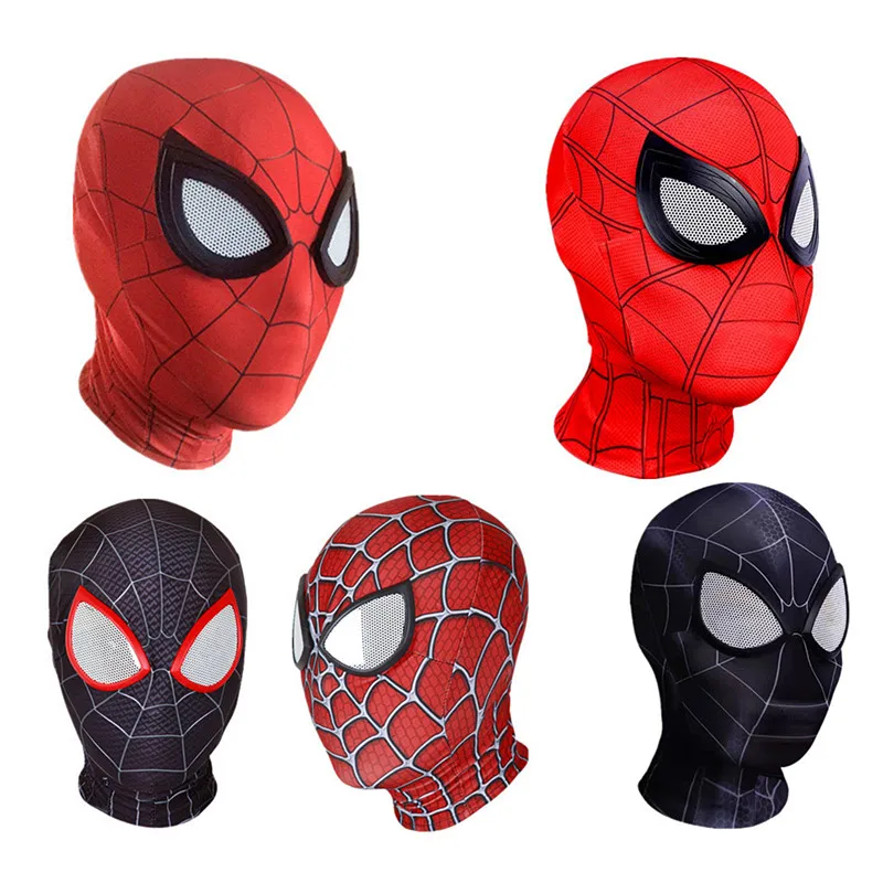 Masque de Cosplay Spiderman en PVC pour Adulte et Enfant, Casque 1:1,  Costume de Smile Man, Équipement de Sauna Noir, Version Furtive, Halloween,  Cadeau - AliExpress