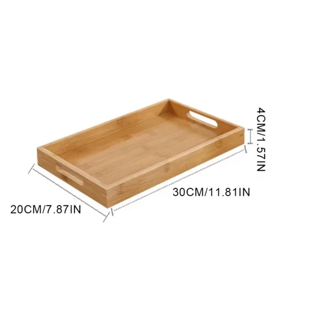 Retro Bamboo Storage Tray 5