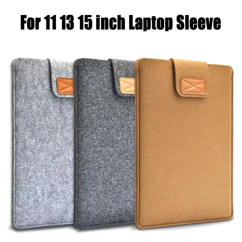 Stilbag Custodia In Feltro Per MacBook Air M2 (2022) | Custodia In Feltro Di Lana Merino - Foto 4