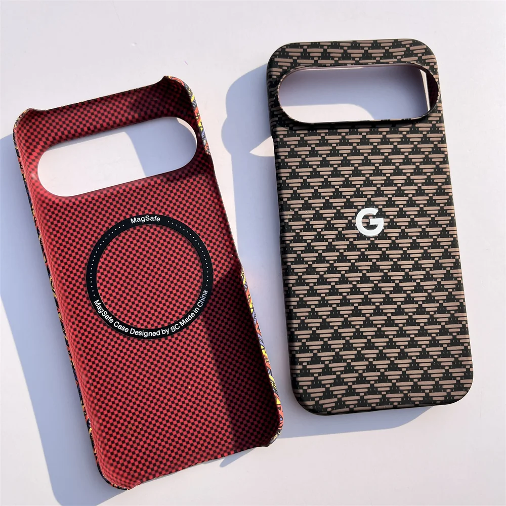 Premium Ultra Slim Magnetic Carbon Fiber Case with Magsafe Wireless Charging Compatibility