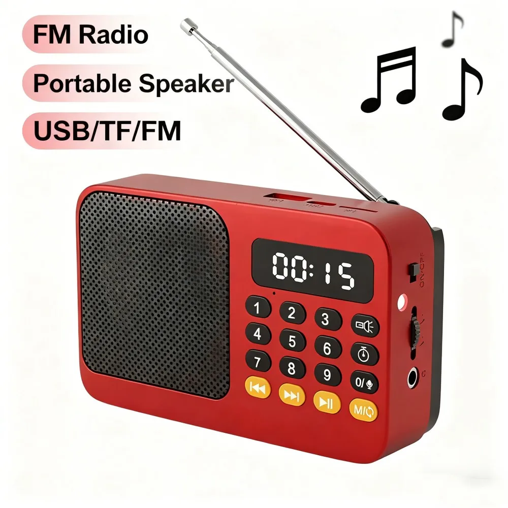 Wireless Bluetooth Speaker With Led Light Fm Radio And Usb Port_voghion.com