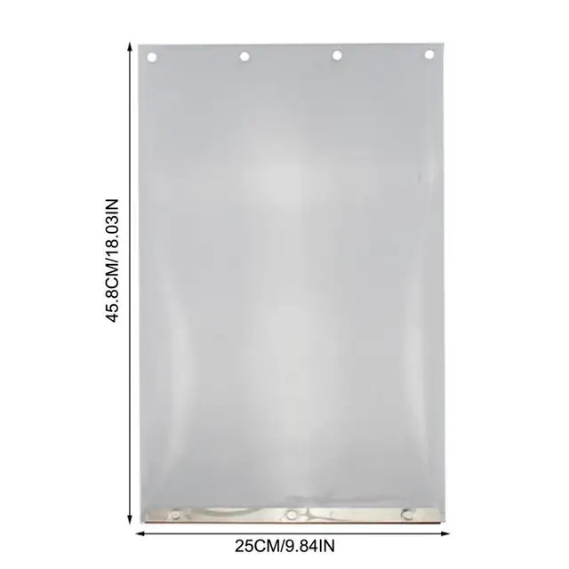 Kisállatajtó A Falhoz | Kutya És Macska Fali Belépése Időjárásálló Átlátszó Kutyus Csere Fedélzetek Kutyaház Beltéri Háziállatához - Image 6