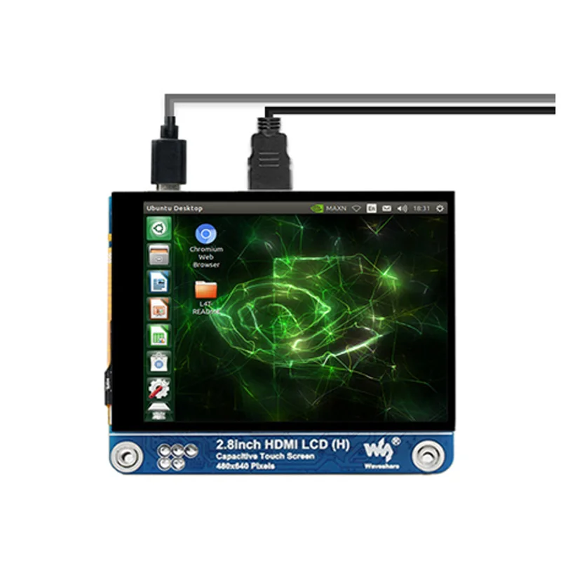 RaspberryPi用 2.8 インチ静電容量式タッチパネルLCD 2個セット