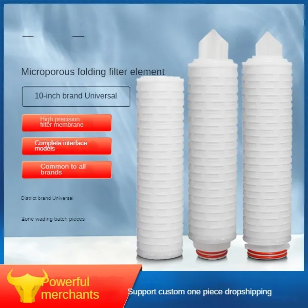 

10 inch Pleated Filter Element,PP Pleated Microporous Filter Element,Flat Pressure High Flow Precision Filter Element