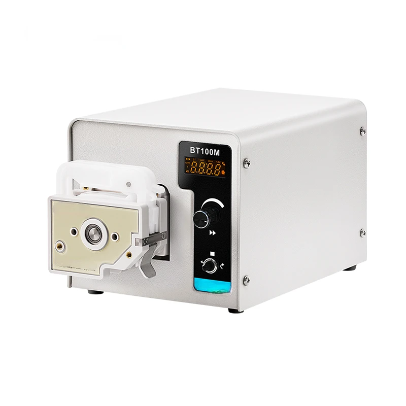 

BT100M/DG peristaltic liquid pump 380ml/min 220V liquid sampling peristaltic dosing pump with silicone tubing