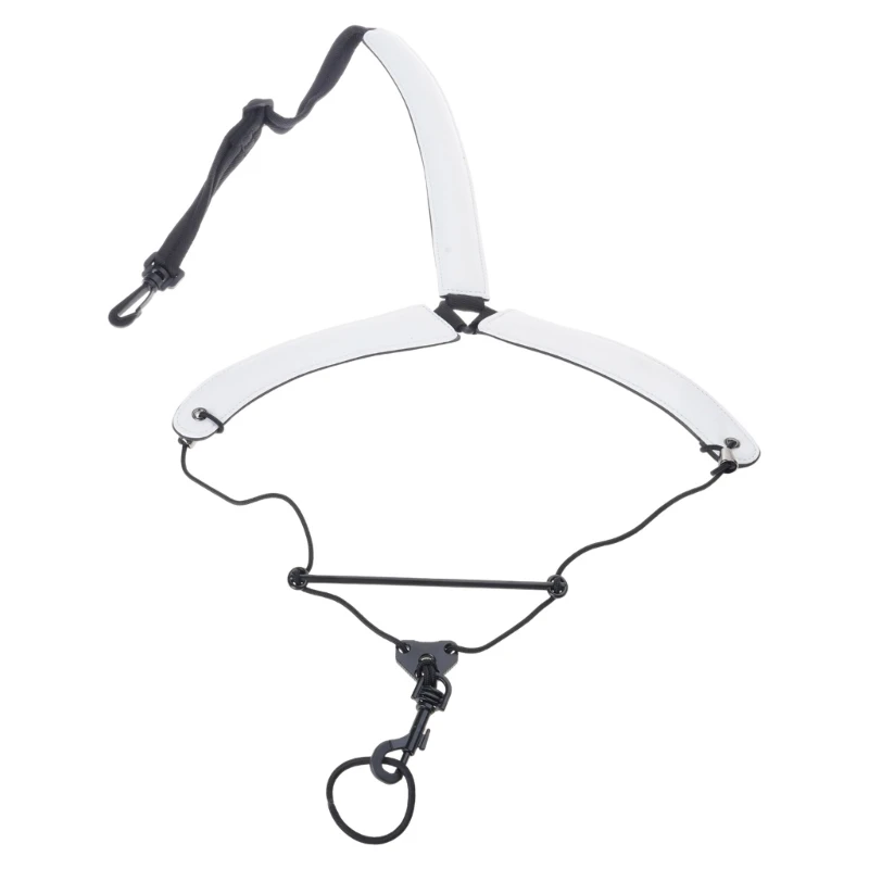 Premium Saxophone Shoulder Harness with Hook Attachment