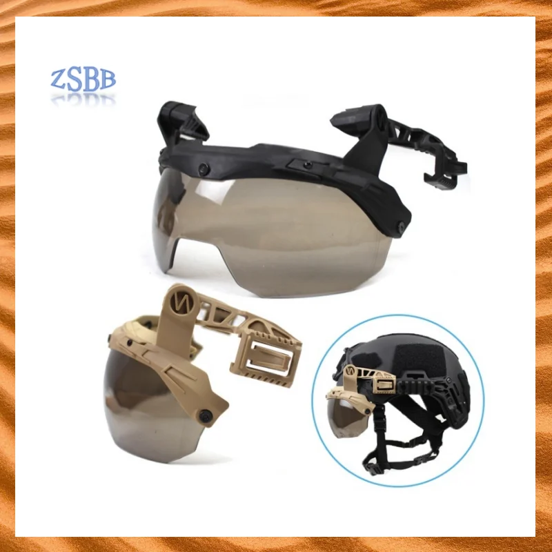 Wendy Tactical Helmet EX3.0 Guide Rail Third Generation Track Special Windshield