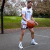 Sakura Wind Shorts men's and women's mesh quick dry loose plus size basketball quarter shorts 4