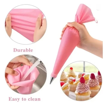 Silicone Piping Tip Set Cake 1