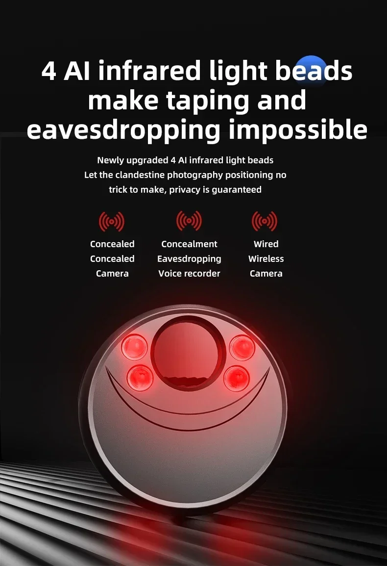 Positioning detector X17 detector new infrared anti-peeping wireless signal hotel anti-peeping and anti-eavesdropping
