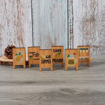 Tiered Tray Decor Farmhouse Decor Tiered Pallet Rustic Home Decor Wood Pallet Decor Summer Tiered Tray Decor Mailman Ornament 6