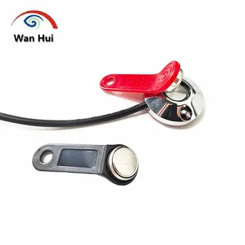 IButton 카드 리더, 출입 통제용 4 선 LED 조명 및 아연 코팅, DS9092 DS9092L TM 카드 리더, TM1990A F5 키, 1 개