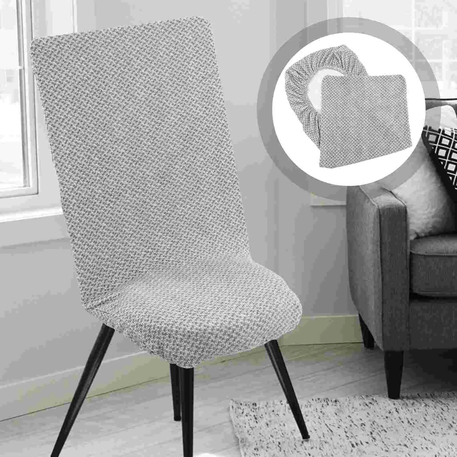 

Dining Chair Cover Chenille Chair Slipcover Restaurant Dining Chair Protector