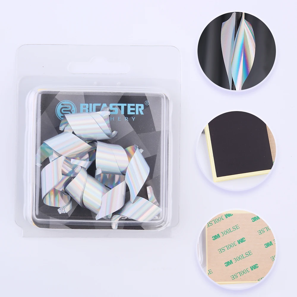 BICASTER Spin Vanes 1.75inch LH/RH Arrow Vanes Fletches - 50pcs 4
