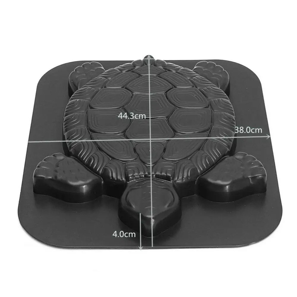 Landscape Stone Tortoise Mold Turtle Mold Simulation Turtle Shaped Garden Path Pavement Stepping Stone Maker Mould Brick