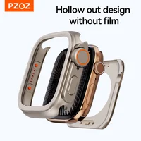 PZOZ For iWatch Ultra 2 3 Metal Shell PC Back Cover For Apple Watch Case Series 11 10 9 8 7 se 6 45mm 44mm Change to Ultra 49mm - Image 4