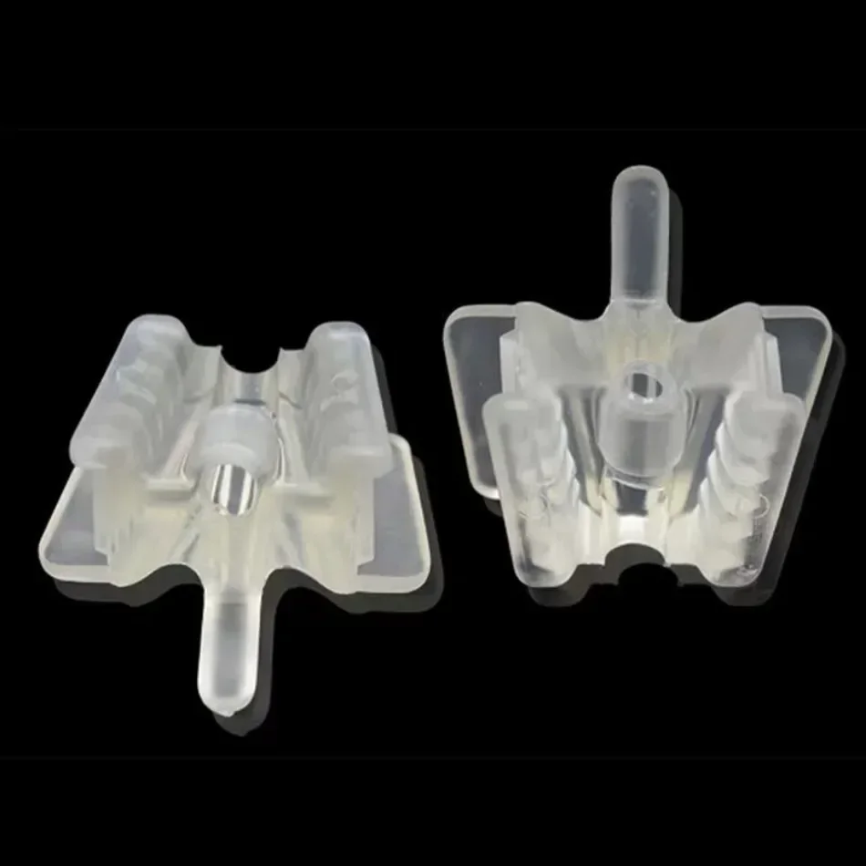 50 Stück Dental-Silikon-Mundstütze mit Speichelabsauger, Okklusionspad, Mundöffner, Retraktor, Mundhygiene-Material