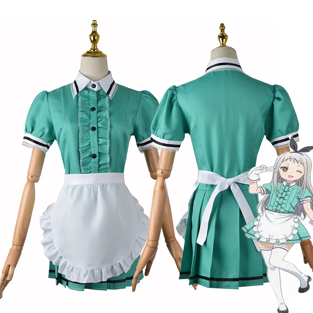 

Anime Blend Hideri Kanzaki Coffee Maid Maika Sakuranomiya Uniform Suit Outfit Clothes Cosplay Costume Japanese