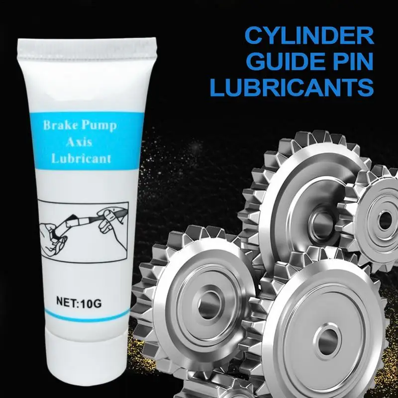 1pc Brake Lubricant Cylinder Guide Pin Lubricant Brake System Tube Grease Heat Resistant Brake Pad Grease 10g Car Care Product
