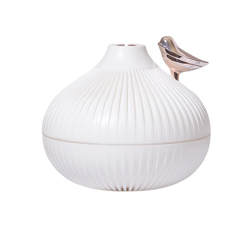 1PC USB מופעל 300ml נייד מיני בצל חמוד מרטיט אוויר עם אור לילה, 2 מצבי זרימה, מרטיט USB נייד לבית