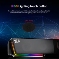 REDRAGON GS570 Darknets Support Bluetooth Wireless aux 3.5 surround RGB speakers column sound bar for computer PC loudspeakers - Image 2