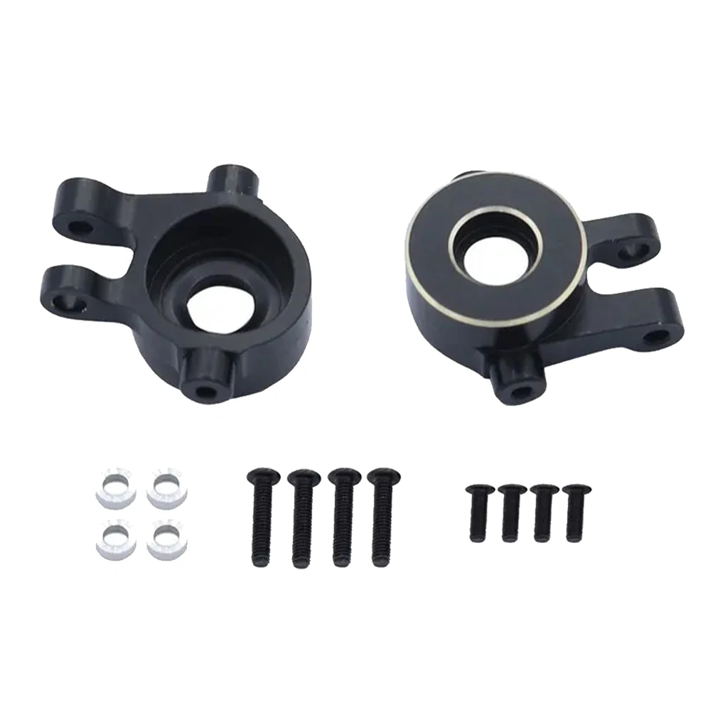 

2шт опорная стойка рулевой ступицы, латунная док-станция для Traxxas Trx4m 1/18 обновленная деталь для радиоуправляемого автомобиля