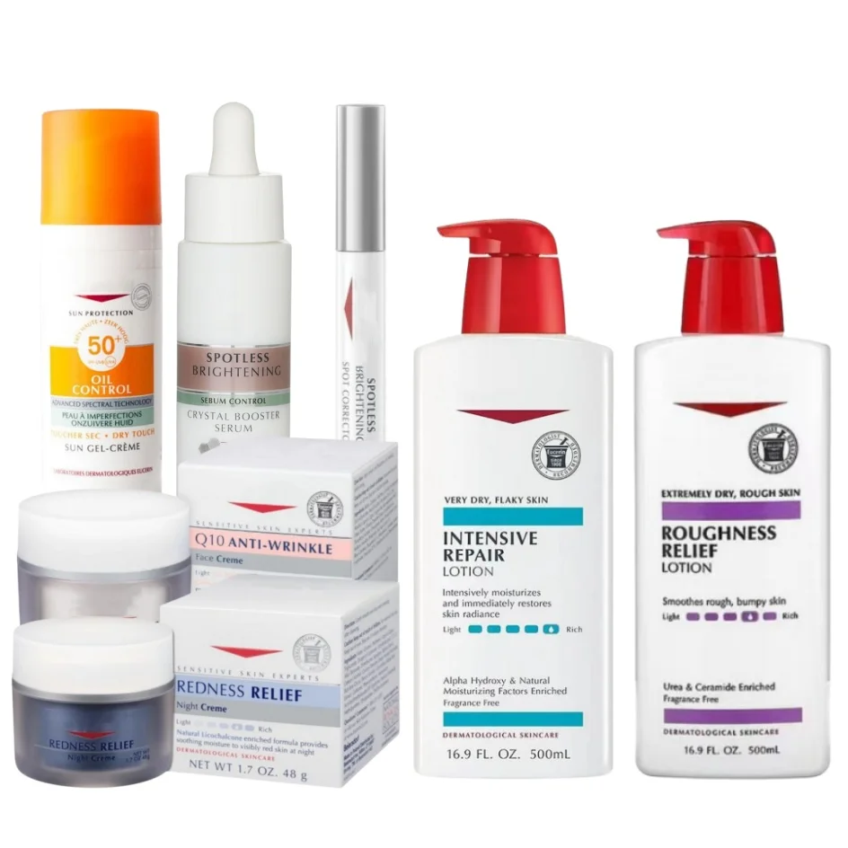 

Точечная отбеливающая усилительная сыворотка/контроль жирности солнца/Q10 антивозрастной крем для лица и ночи/лосьон для тела с защитой от УФ-лучей и равномерного тона кожи