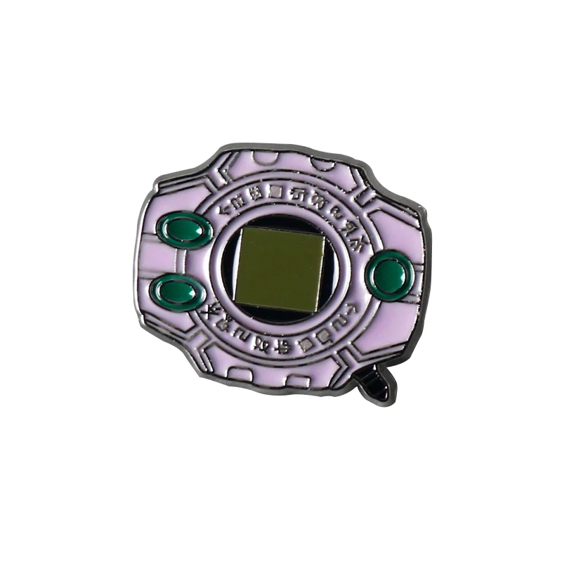 Anime Digital Monster Enamel Brooch Pin - Adventure Emblem Badge Jewelry Gift