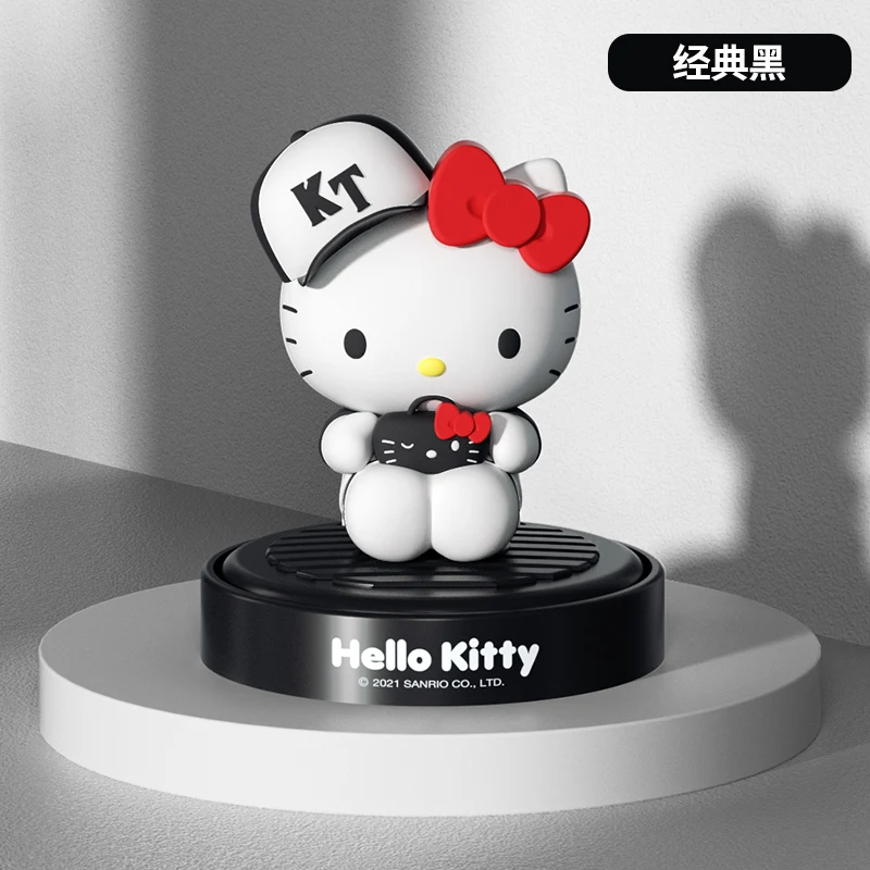 2022 Kawaii Sanriod Anime Kt Katze Auto Lufterfrischer Cartoon Auto Zubehör  Dekoration Ornamente Auto Duft Anhänger Geschenk Spielzeug