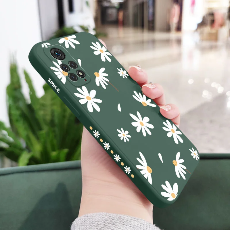 Plain Daisies Phone Case For Xiaomi Redmi Note 13 12 12S 11 11S 11T 10 10A 10T 10S 9T 9 8 7 Pro Plus 10C 9A 9C 9T 4G 5G Cover 5
