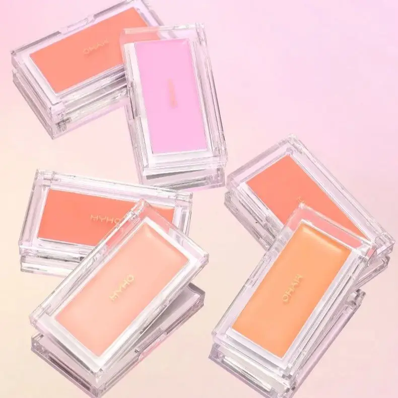 Downycheek Cream Monochrome Blush Paste Mud Woman Peach Purple Cream Blusher