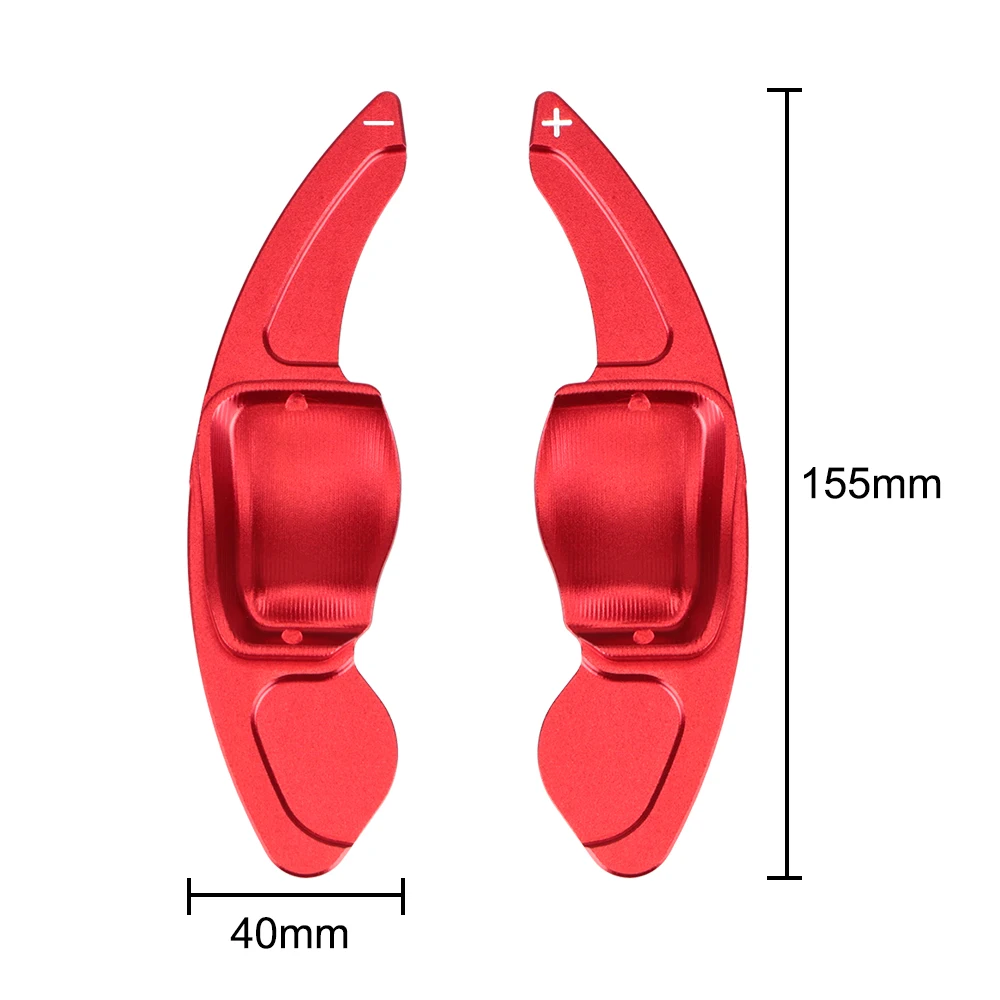 Steering Wheel Paddle Extension Shift Cover 2Pcs/set For VW Golf 5 6 MK6 GTI R Jetta MK5 Passat B6 B7 CC Polo Sharan Tiguan