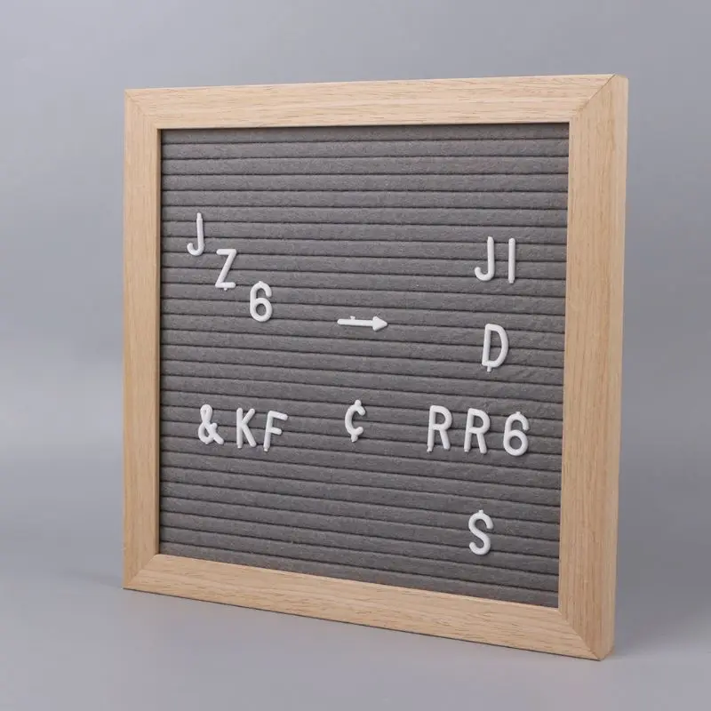 Felt Letter Board Numbers Felt Letter Board Symbols Felt Board Alphabets Plastic Material for Changeable Letter Boards