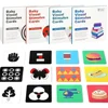 Baby Visual Stimulation Card Montessori Toys Black and White High Contrast Flash Cards Learning Educational Toys for Baby Gifts 2