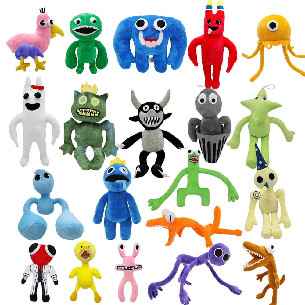 Desenhos animados Roblox Rainbow Friends Portas Horror Brinquedos