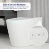 Smart Toilet with 1.28GPF Auto Flush Heated Seat，Toilet with Foot Kick Operation Night Light，One Piece Tankless Toilet 5
