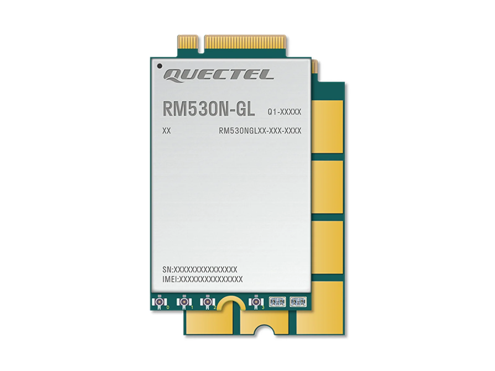 

5G Sub-6G & mmWave Module, Quectel RM530N-GL IoT 5G Global Band Module, M.2 Form Factor With 3GPP 5G Release 16 Specification