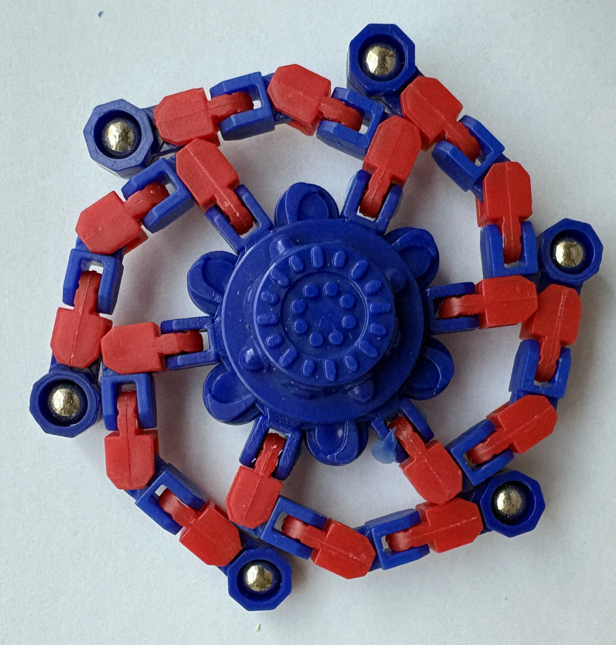 Colorful Deformed Fidget Chain Toy for All Ages - Stress Relief and Fun Gift