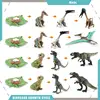 4pcs Simulation Animal Dinosaur Life Model Action Dinosaur Growth Cycle Animal PVC Toy Figures Teaching Tools Kid Baby Gift 2