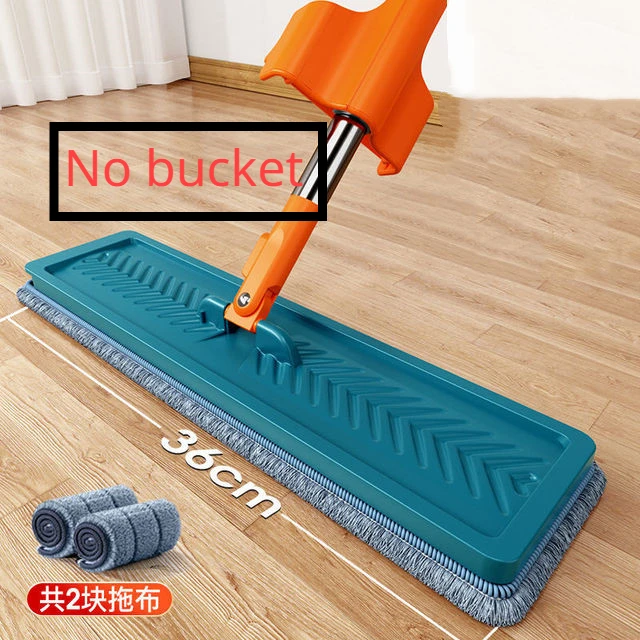 Vileda Turbo Mop Cleaning Bucket Pedal Kit Wash Floor Microfiber Cloth Wet  Dry Hands Free Crimping - Mops - AliExpress