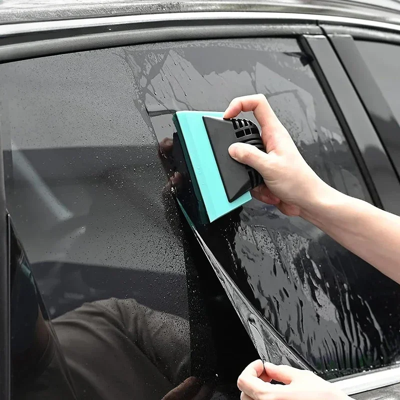 Silicone Scraper for Car Glass Rubber Squeegee Window Tint Tool Glass Water Wiper Mirror Cleaning Water Blade Car Accessories