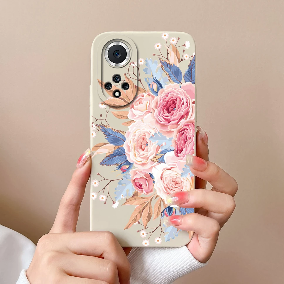 Liquid Silicone Patterned Back Cover Phone Case - Stylish & Protective