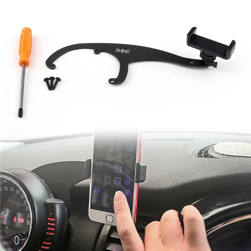

For Mini Cooper R55 R56 Rotation Car Phone Holder Cradle Holder Stand Hatchback Cell Phone Mount Stand Parts