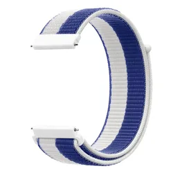 Nylon Loop Strap - 20mm/22mm Adjustable Comfortable Bracelet Band - 20mm Watch Band (Greece)