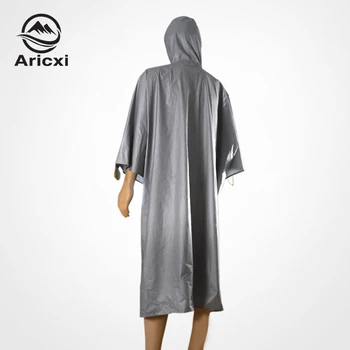ARICXI Ultralight Hiking Cycling Raincoat Outdoor Awning Camping Mini Tarp Sun Shelter Updated 15D Silicone & Silver Coating 2