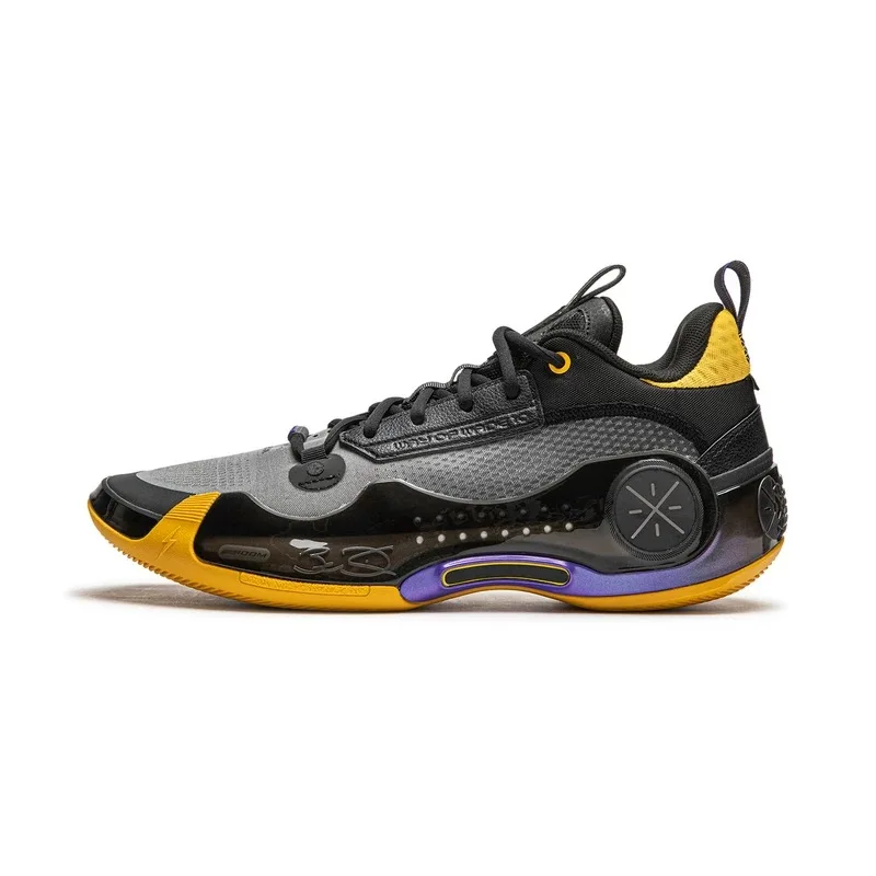 thumbnail image 1 of Zapatillas de baloncesto profesionales Li-Ning WAY OF WADE 10 LOW para hombre con amortiguación y placa de carbono, zapatillas LiNing WOW 10 ABAS083, 1 of 5