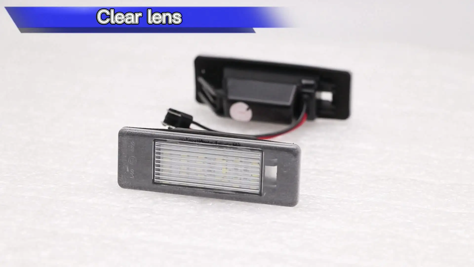 VAKIRA 2 Stuks LED Kentekenverlichting Lampen, for Nissan Juke F15 Micra K12 Maart K13 Kicks Note E11 Armada Y62 NV200 Rogue, for Qashqai Kentekenplaatverlichting achter