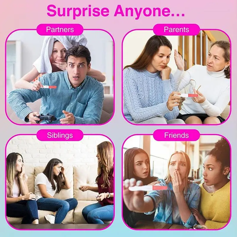Fake Pregnancy Test Trickys Always Positive-fool's Joke False Early Result Pregnancy Practical Test Joke Day Toy Friends prank toys joke toys