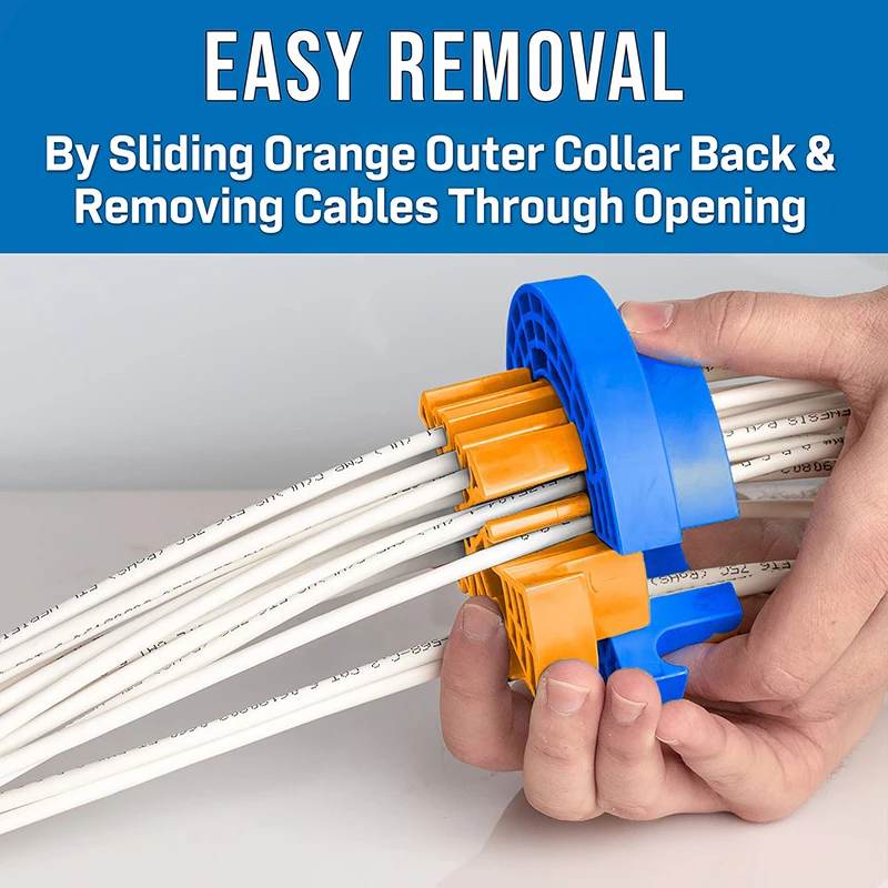 Network Carding Device Cable Comb Fireproof ABS Plastic Generic Cabling Category 5 And 6 Network Cables Laying And Carding Tools 3